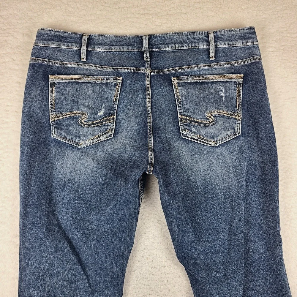 Silver Jeans Womens 22x31 Blue Suki Boot Cut Medium Wash Denim